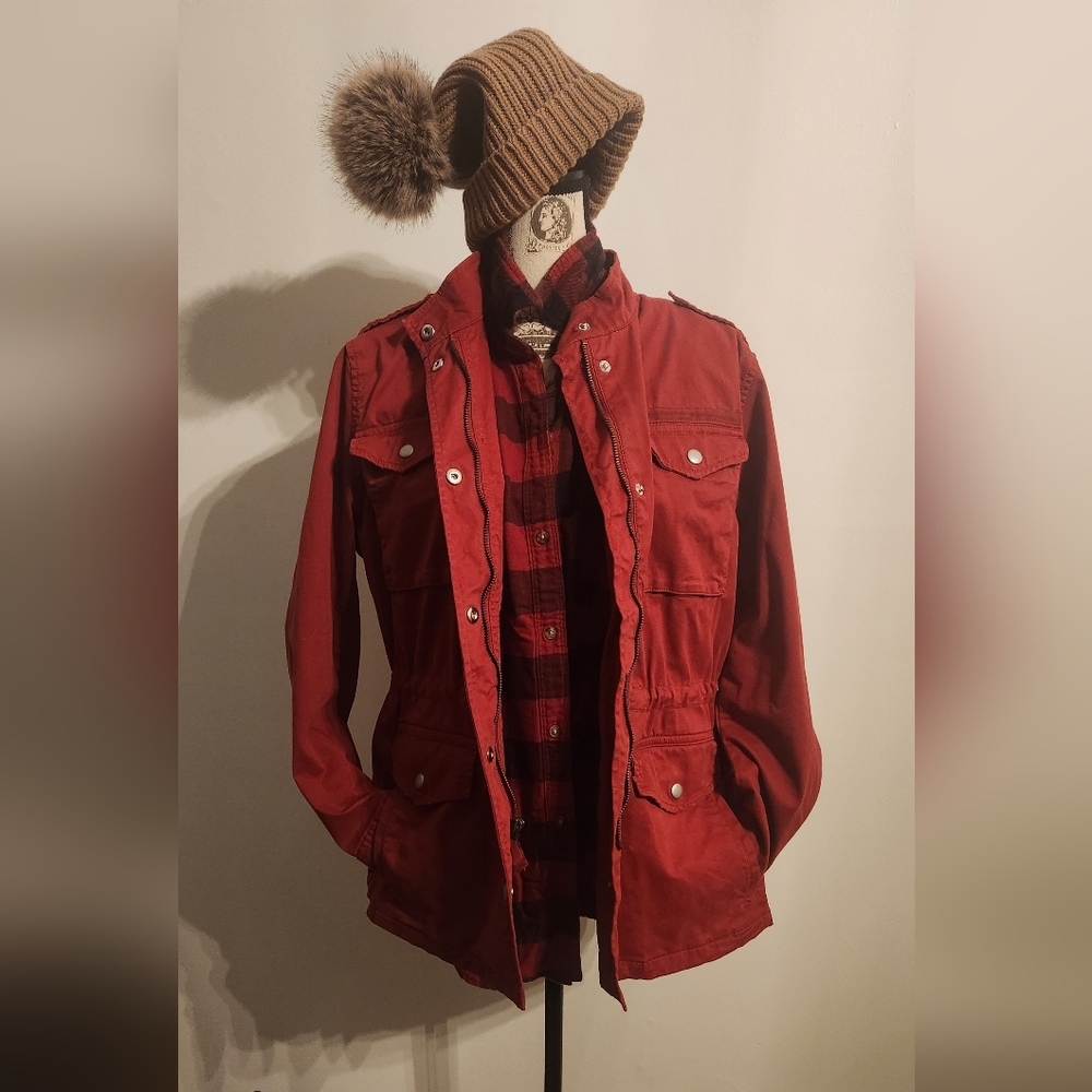 Gap Military Style Canvas Jacket - image 1